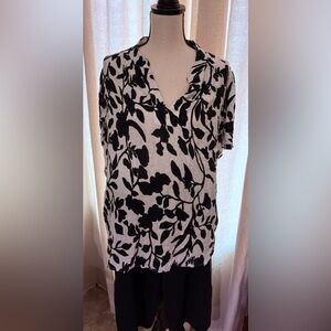 Well Worn Black Women's Top and cullop pants